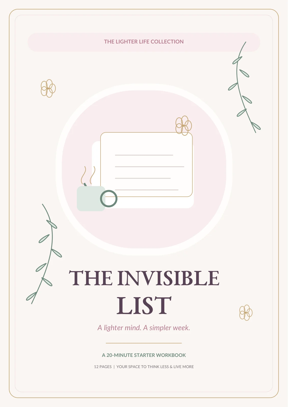 The Invisible List original workbook cover