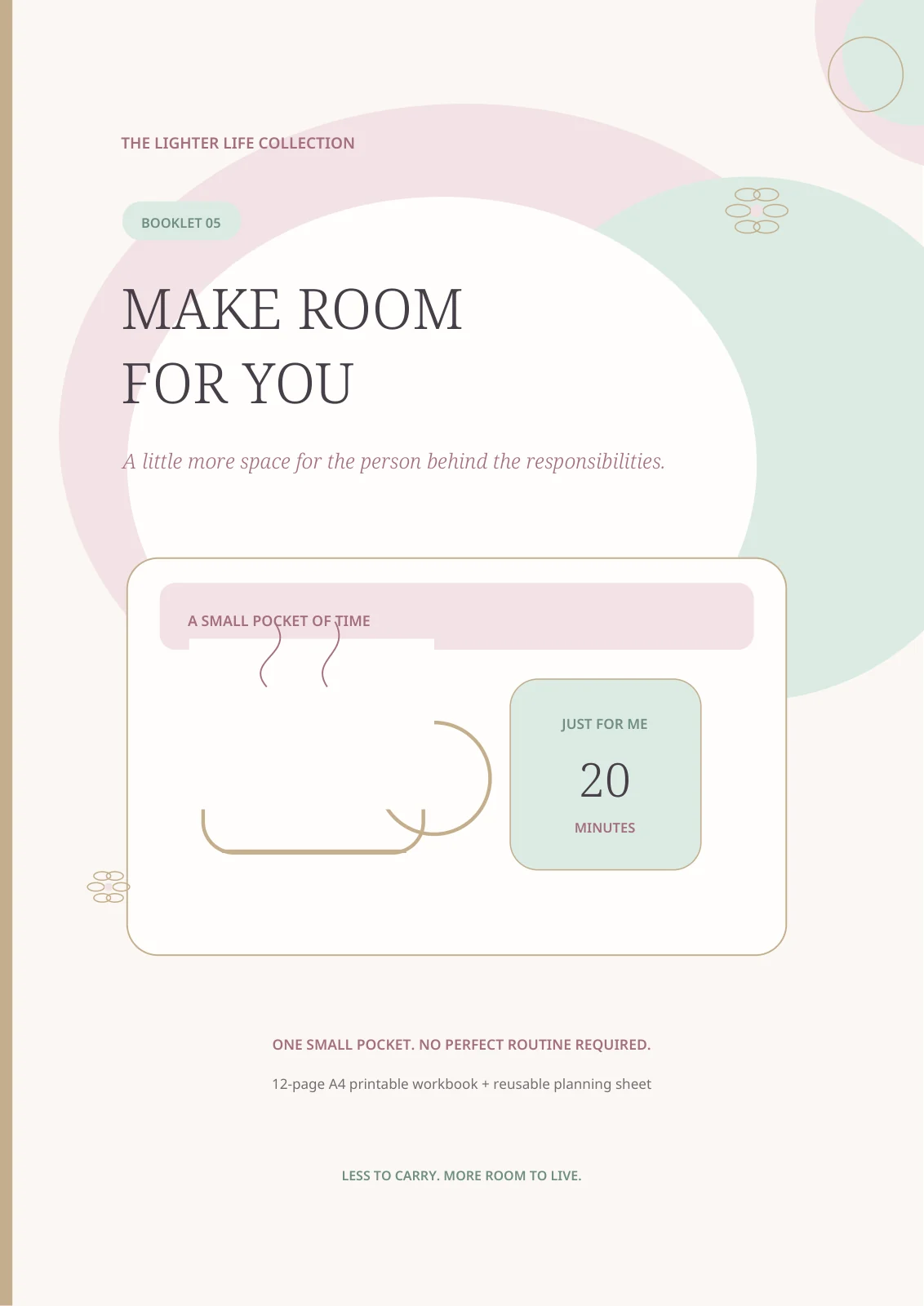 Make Room for You original workbook cover